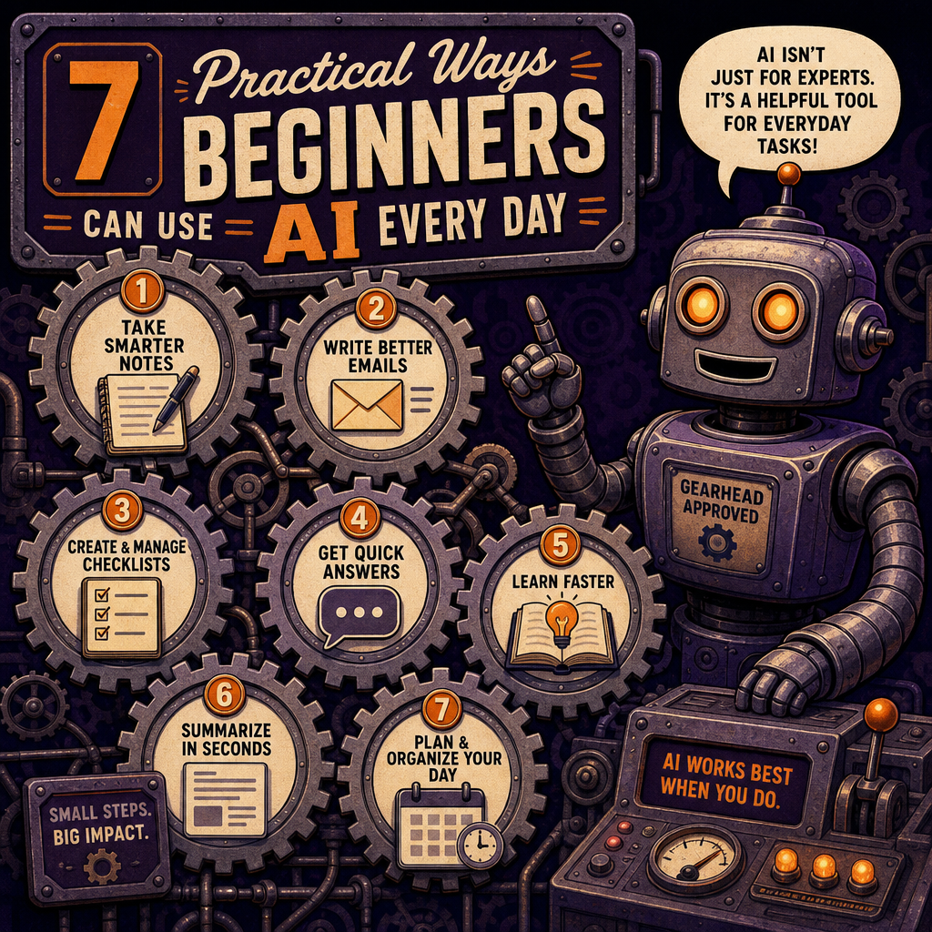 7 Practical Ways Beginners Can Use AI Every Day