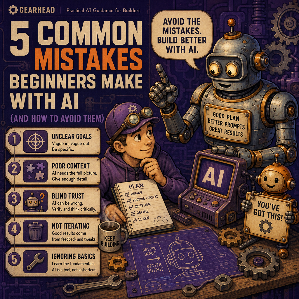 5 Common Mistakes Beginners Make With AI (and How to Avoid Them)