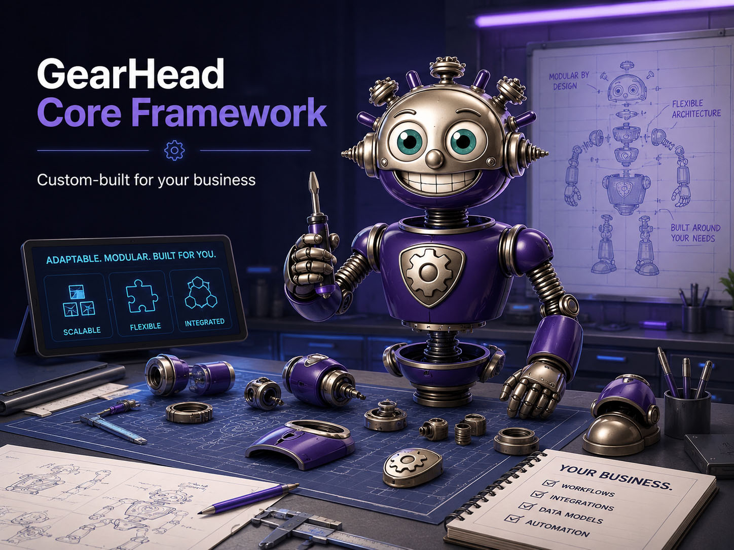 GearHead Core Framework: a modular foundation customized around your business